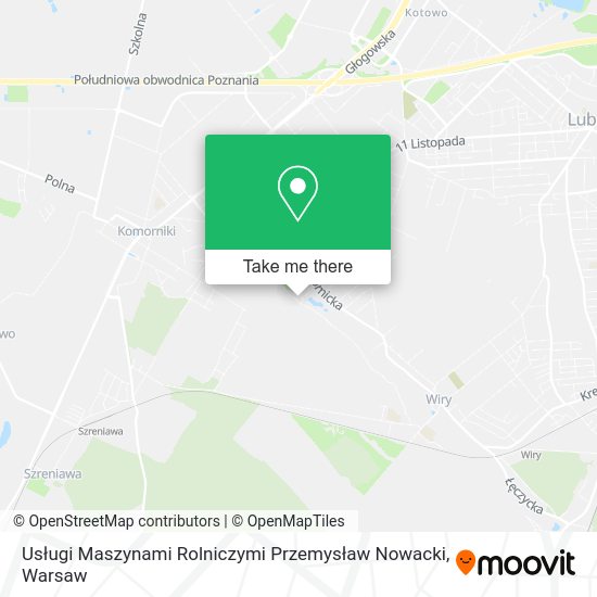 Usługi Maszynami Rolniczymi Przemysław Nowacki map