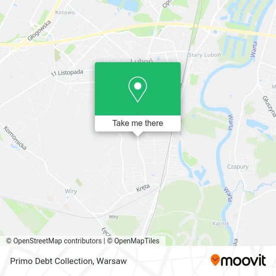 Карта Primo Debt Collection