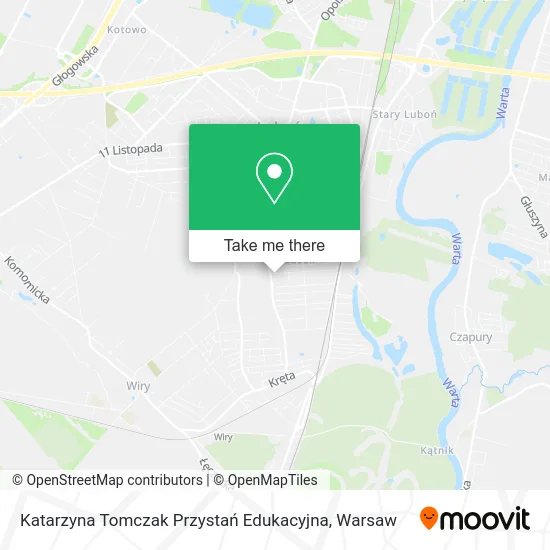 Katarzyna Tomczak Przystań Edukacyjna map