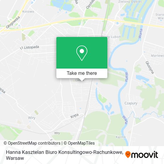 Hanna Kasztelan Biuro Konsultingowo-Rachunkowe map