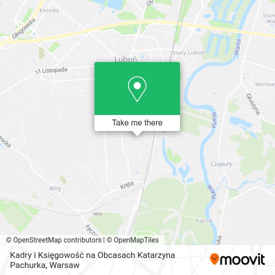 Kadry i Księgowość na Obcasach Katarzyna Pachurka map