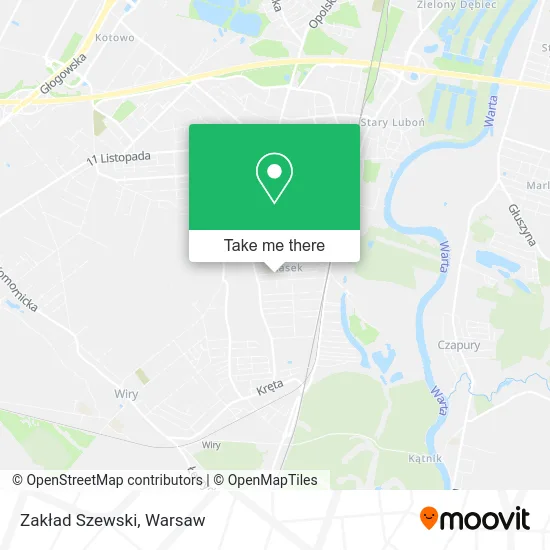 Карта Zakład Szewski