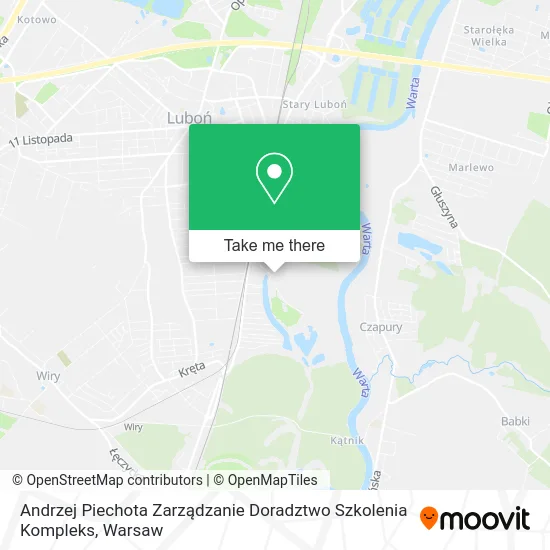 Andrzej Piechota Zarządzanie Doradztwo Szkolenia Kompleks map