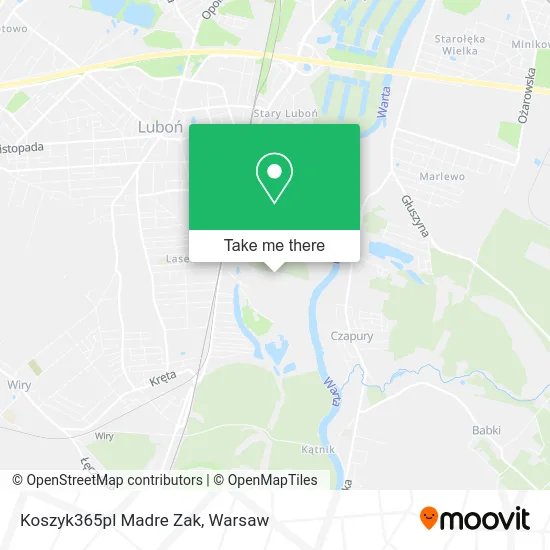 Карта Koszyk365pl Madre Zak