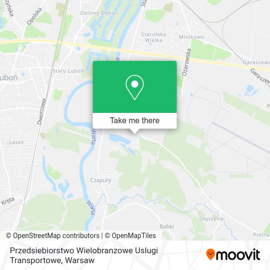 Przedsiebiorstwo Wielobranzowe Uslugi Transportowe map