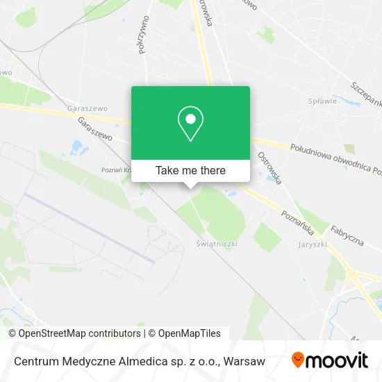 Карта Centrum Medyczne Almedica sp. z o.o.