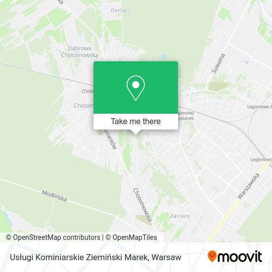 Usługi Kominiarskie Ziemiński Marek map