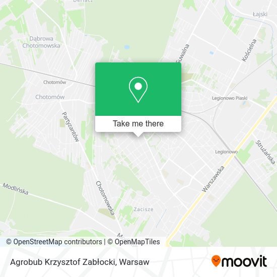 Agrobub Krzysztof Zabłocki map