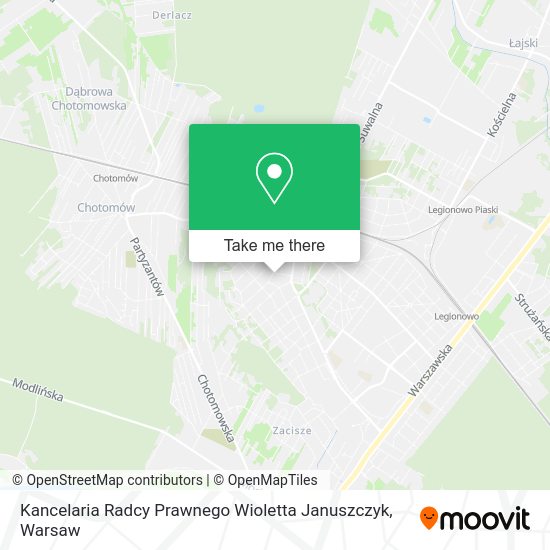 Kancelaria Radcy Prawnego Wioletta Januszczyk map