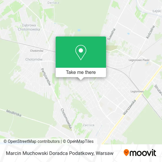 Карта Marcin Muchowski Doradca Podatkowy