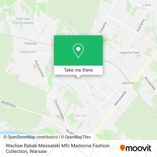 Wacław Rybak-Massalski Mfc Madonna Fashion Collection map