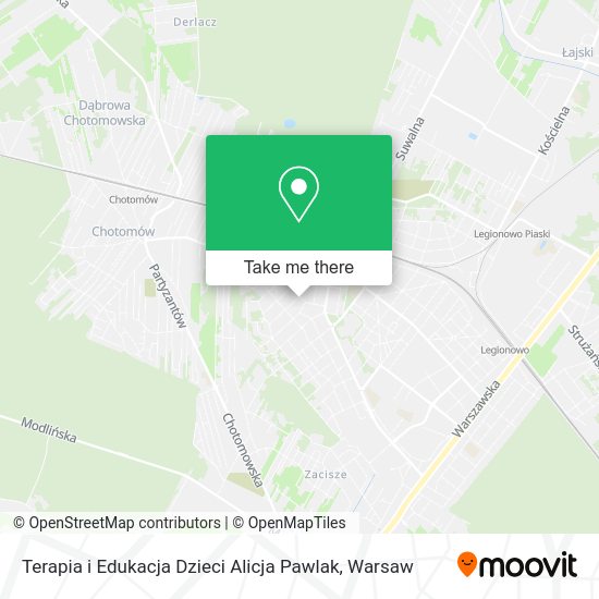 Terapia i Edukacja Dzieci Alicja Pawlak map