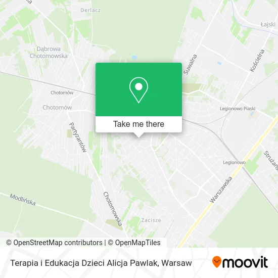 Terapia i Edukacja Dzieci Alicja Pawlak map
