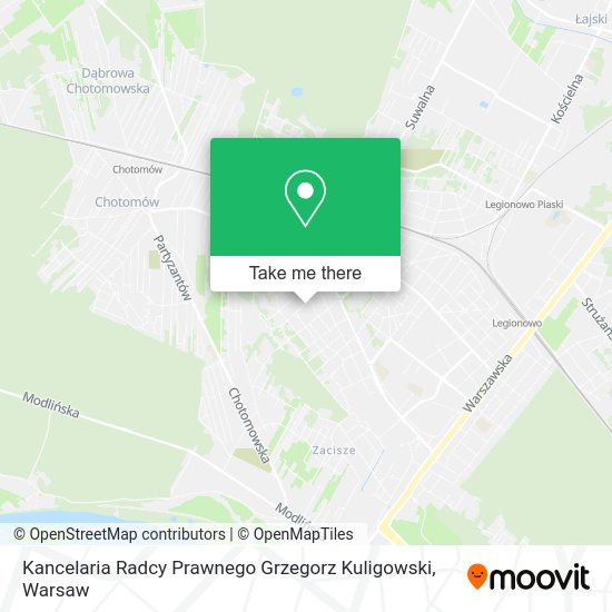 Kancelaria Radcy Prawnego Grzegorz Kuligowski map