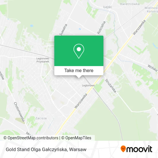 Gold Stand Olga Gałczyńska map
