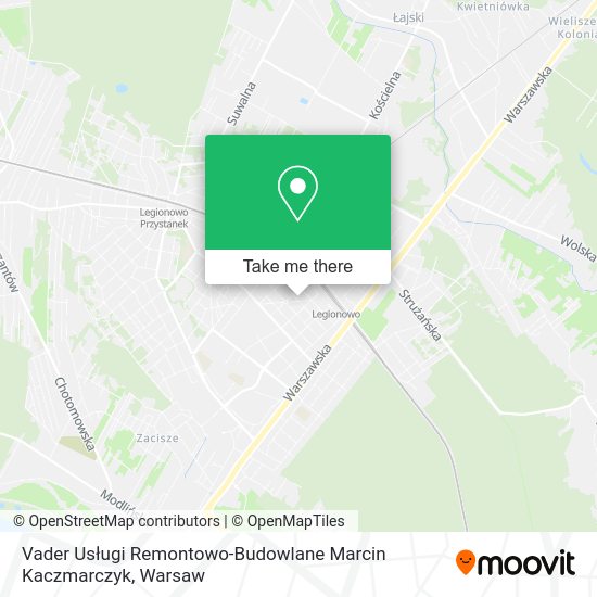 Vader Usługi Remontowo-Budowlane Marcin Kaczmarczyk map