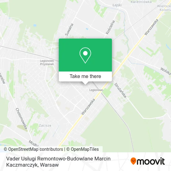 Vader Usługi Remontowo-Budowlane Marcin Kaczmarczyk map