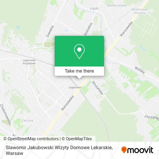 Slawomir Jakubowski Wizyty Domowe Lekarskie map