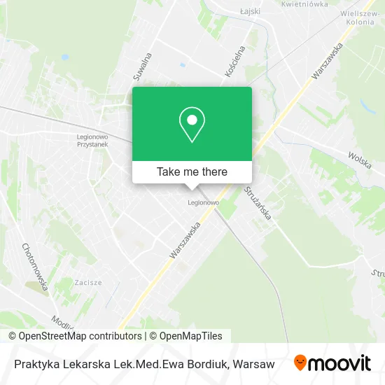 Praktyka Lekarska Lek.Med.Ewa Bordiuk map
