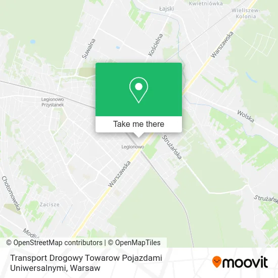 Transport Drogowy Towarow Pojazdami Uniwersalnymi map