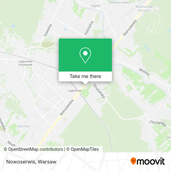 Nowoserwis map