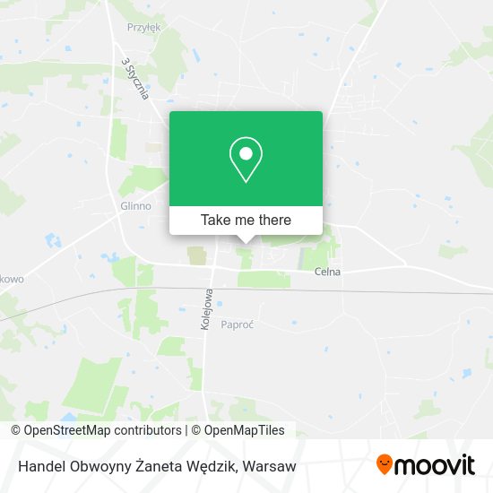 Handel Obwoyny Żaneta Wędzik map