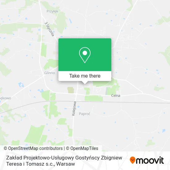 Карта Zakład Projektowo-Usługowy Gostyńscy Zbigniew Teresa i Tomasz s.c.