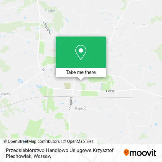 Карта Przedsiebiorstwo Handlowo Uslugowe Krzysztof Piechowiak