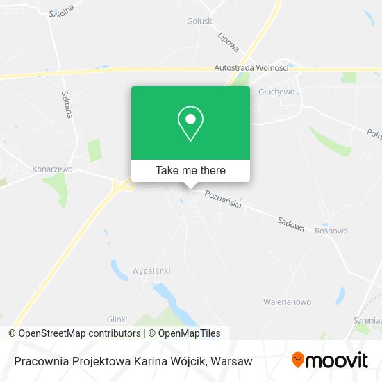 Pracownia Projektowa Karina Wójcik map