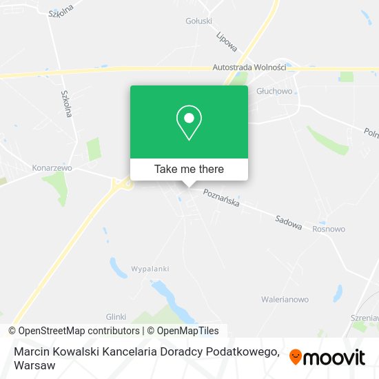 Marcin Kowalski Kancelaria Doradcy Podatkowego map