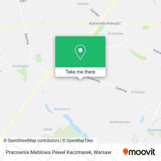 Pracownia Meblowa Paweł Kaczmarek map