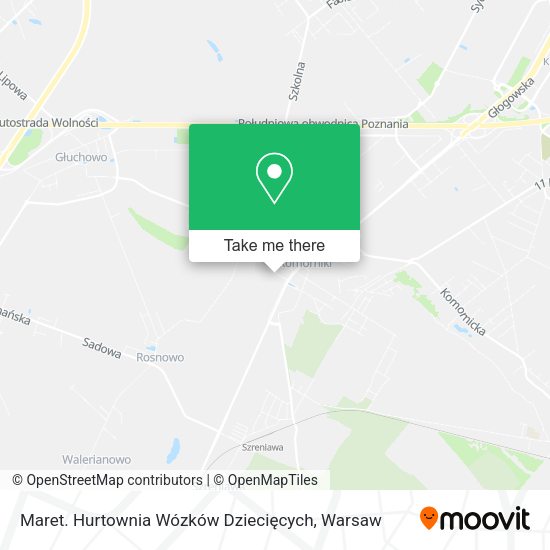 Maret. Hurtownia Wózków Dziecięcych map