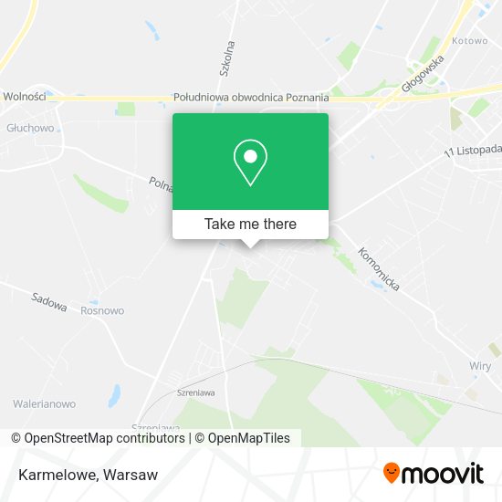 Karmelowe map