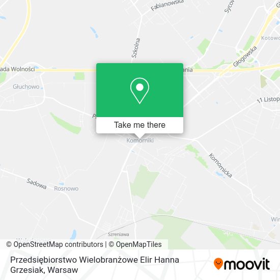 Przedsiębiorstwo Wielobranżowe Elir Hanna Grzesiak map