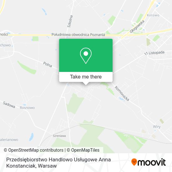 Przedsiębiorstwo Handlowo Usługowe Anna Konstanciak map