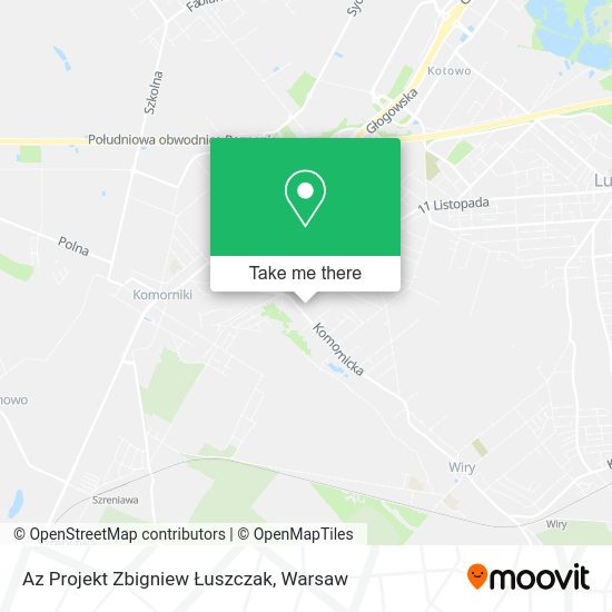 Az Projekt Zbigniew Łuszczak map