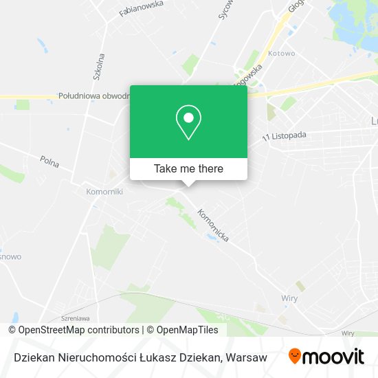 Dziekan Nieruchomości Łukasz Dziekan map