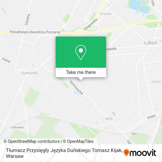 Tłumacz Przysięgły Języka Duńskiego Tomasz Kijak map