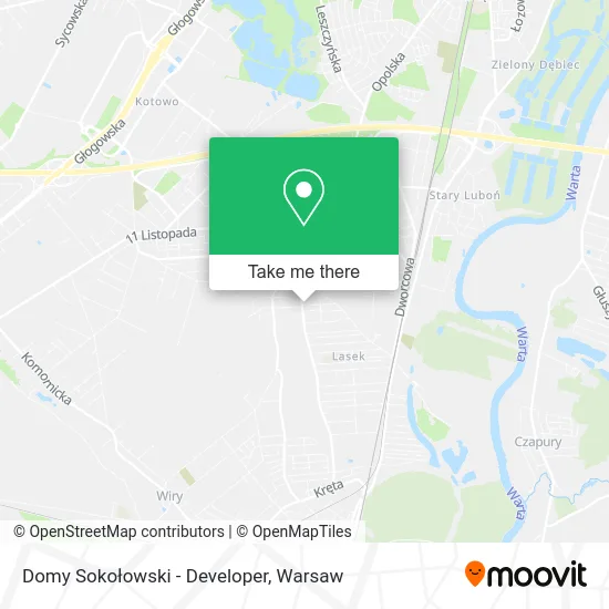 Карта Domy Sokołowski - Developer