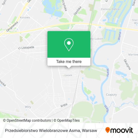 Przedsiebiorstwo Wielobranzowe Asma map