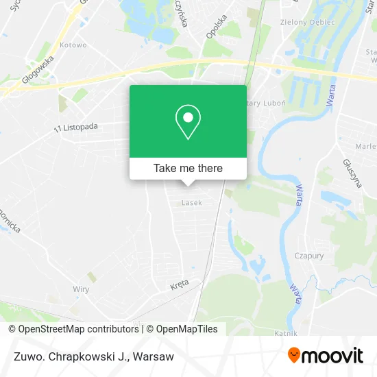 Карта Zuwo. Chrapkowski J.