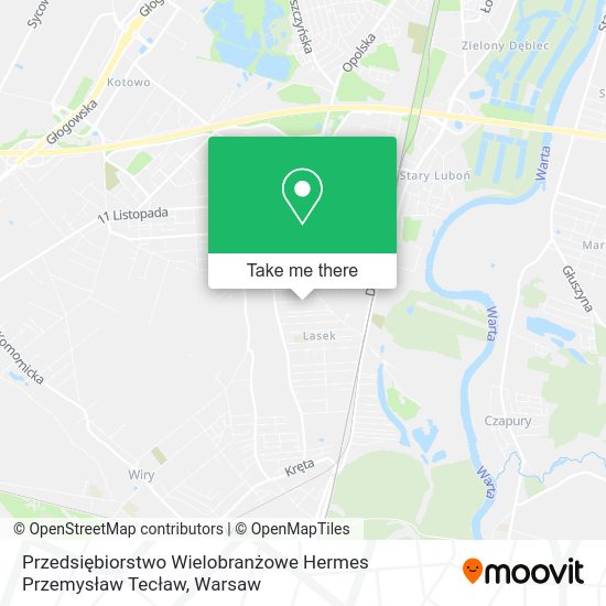 Przedsiębiorstwo Wielobranżowe Hermes Przemysław Tecław map