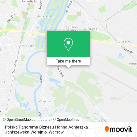 Polska Panorama Biznesu Hanna Agnieszka Janiszewska-Wołejnio map