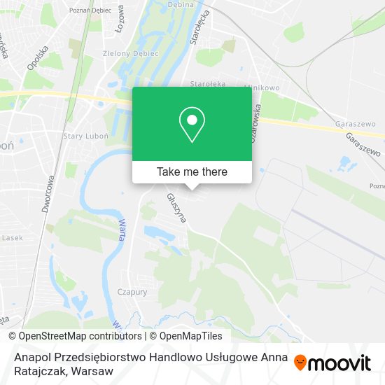 Anapol Przedsiębiorstwo Handlowo Usługowe Anna Ratajczak map