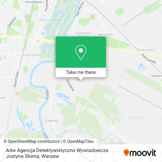 Adw Agencja Detektywistyczno Wywiadowcza Justyna Słoma map