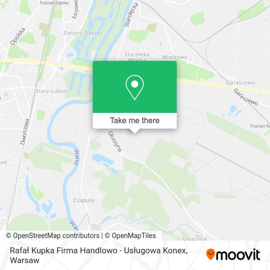 Rafał Kupka Firma Handlowo - Usługowa Konex map