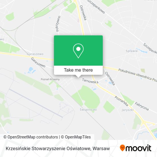 Krzesińskie Stowarzyszenie Oświatowe map