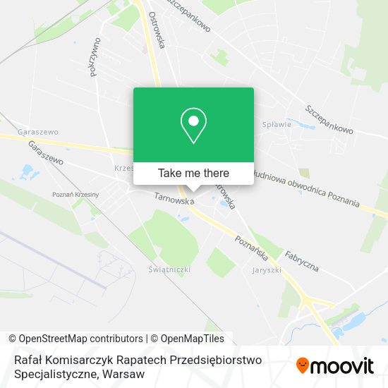 Rafał Komisarczyk Rapatech Przedsiębiorstwo Specjalistyczne map