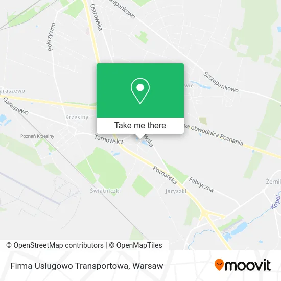 Карта Firma Uslugowo Transportowa