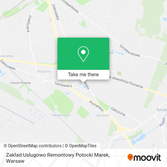 Zakład Usługowo Remontowy Potocki Marek map